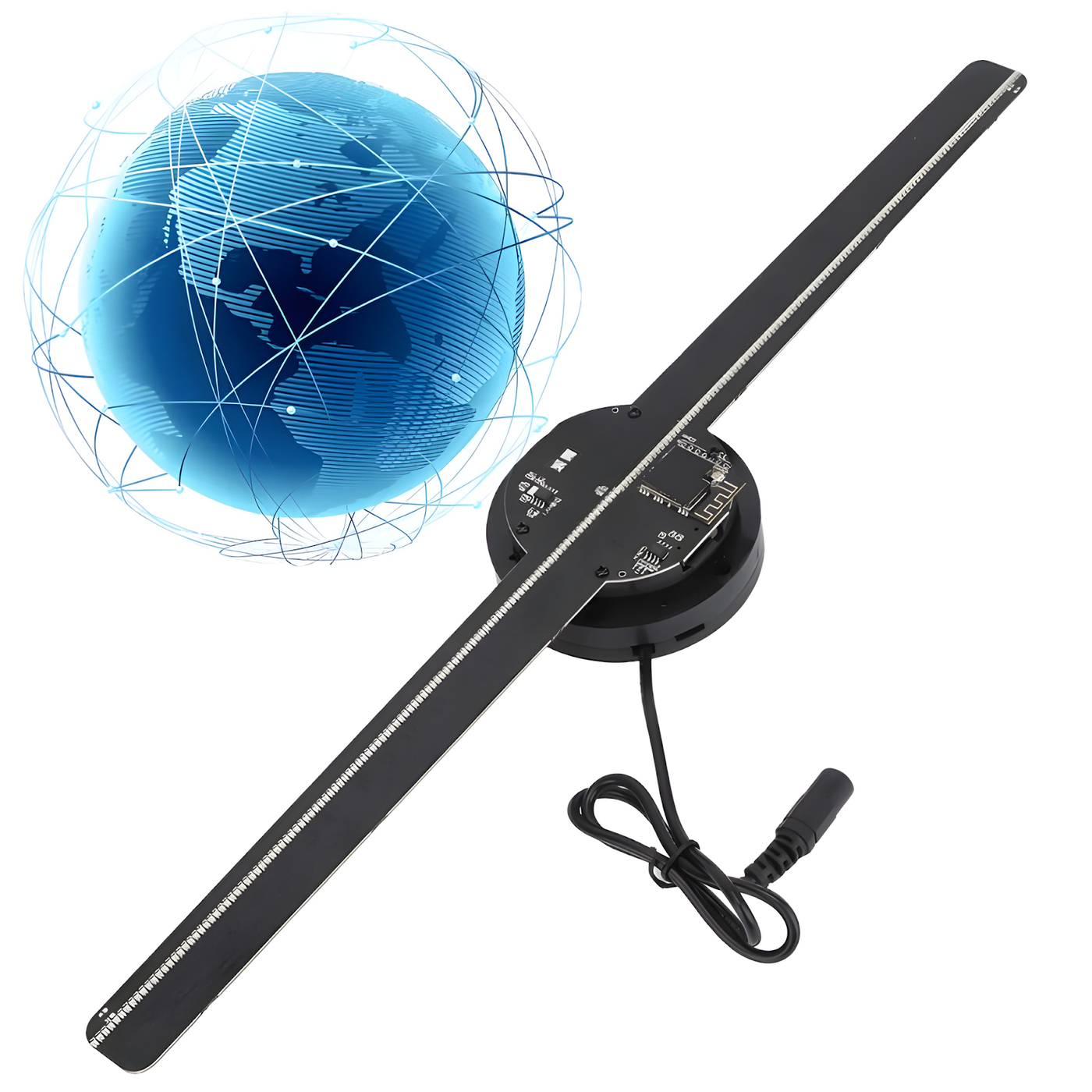 🌟 Hologram Fan 3D – Weihnachtsmagie in 3D