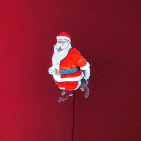 🌟 Hologram Fan 3D – Weihnachtsmagie in 3D